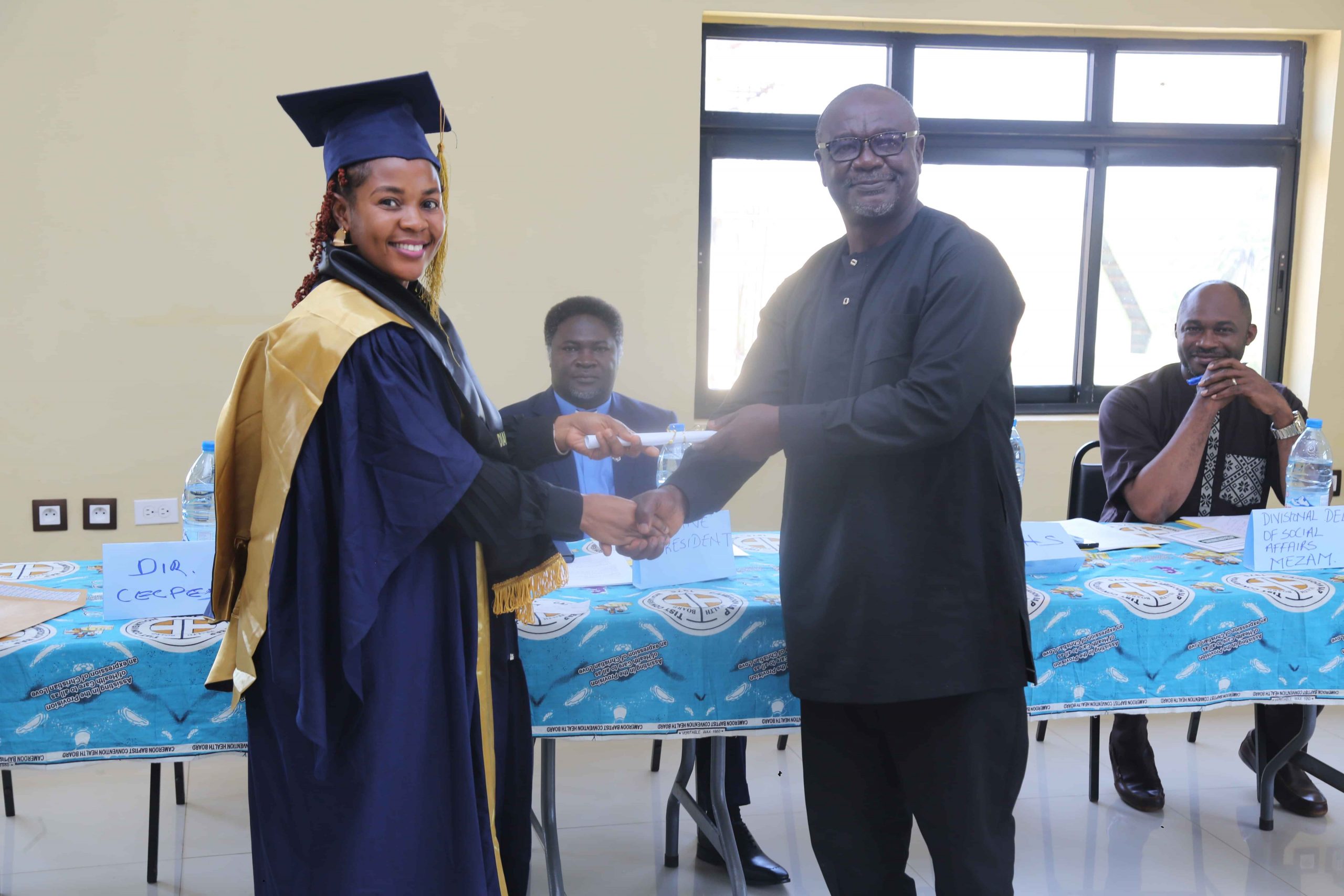 Award of certificate to graduand