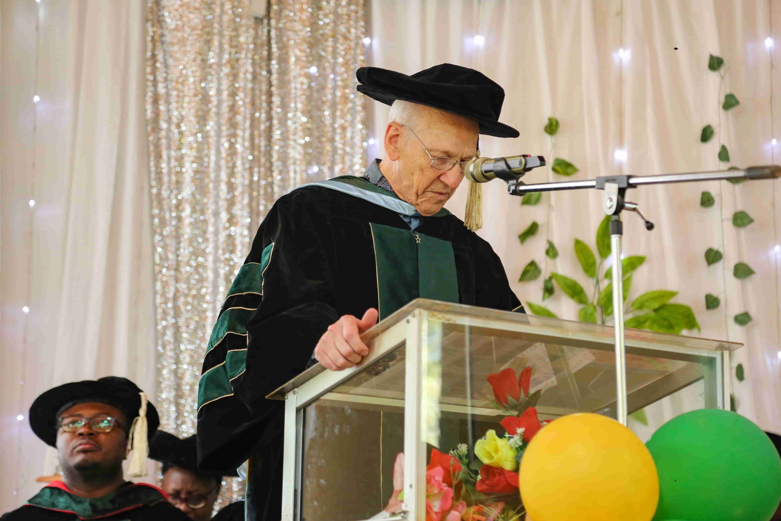 Prof. Streatfeild, Dean BIHS Mbingo