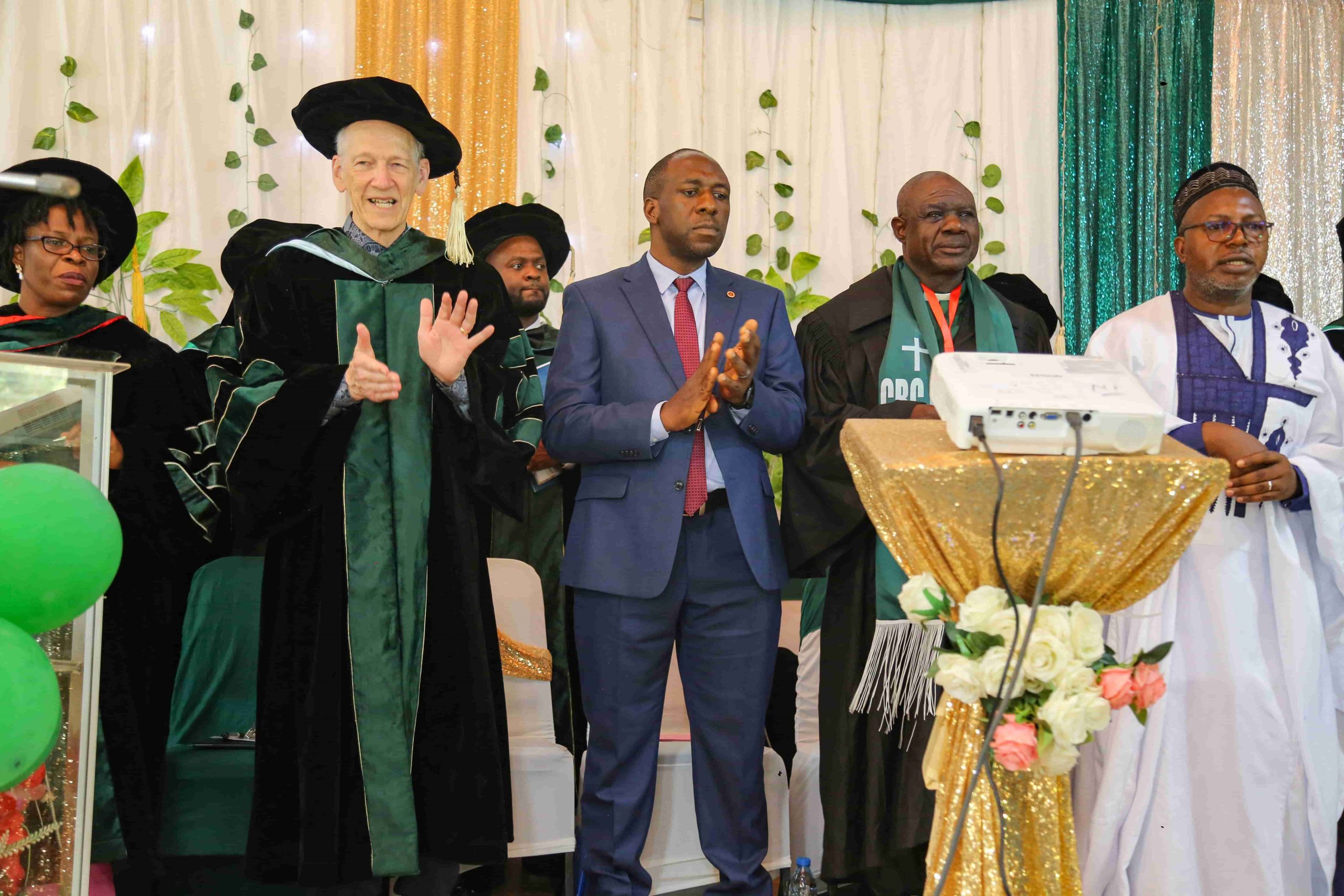 Singing praises to God