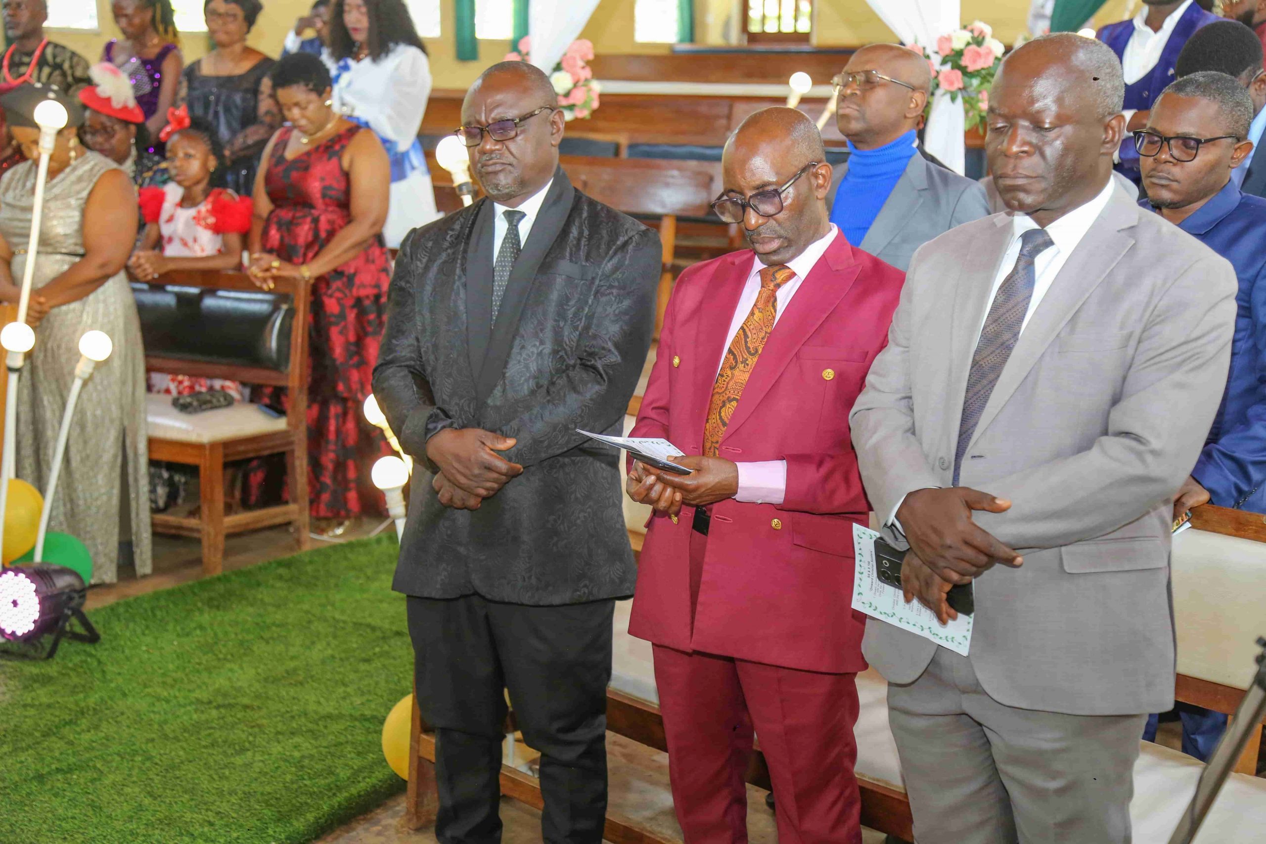 Some CBCHS leaders at the graduation event