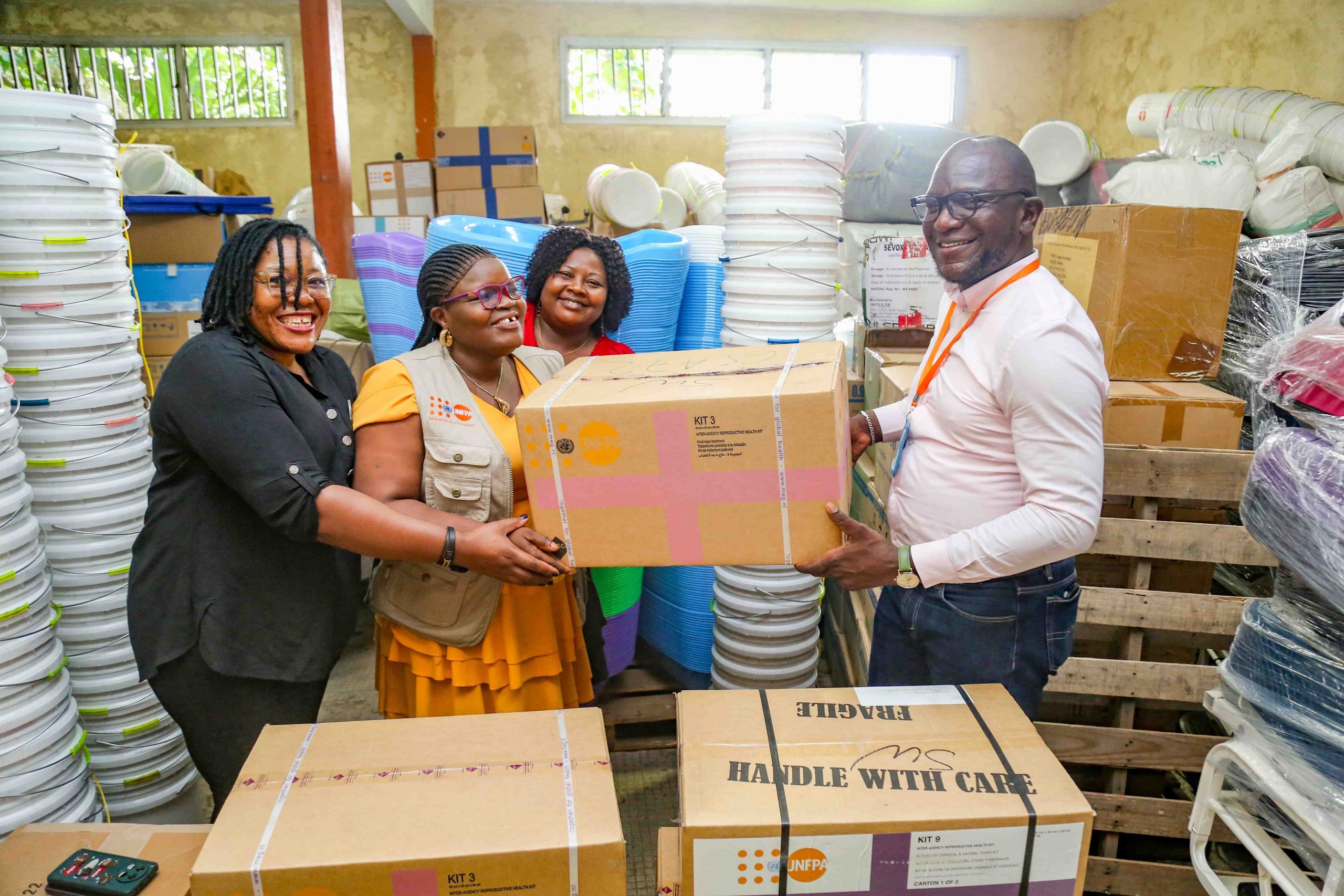 the official handing of Kits to the CBCHS Team