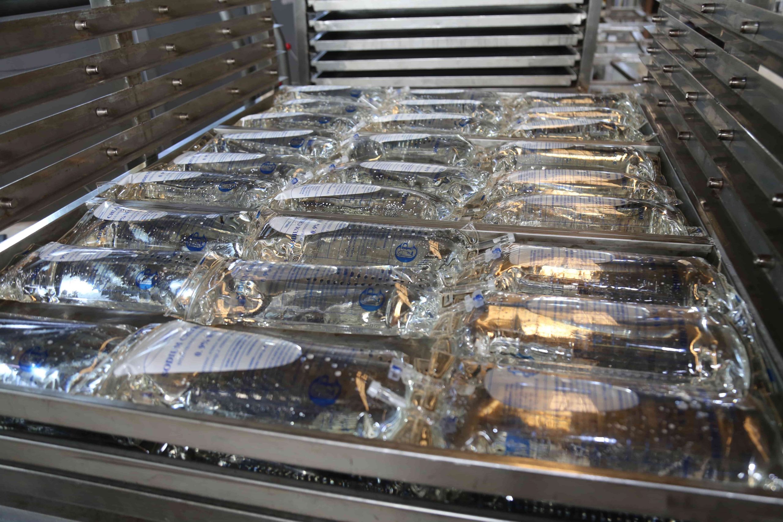 IV fluids produced at CBC Central Pharmacy