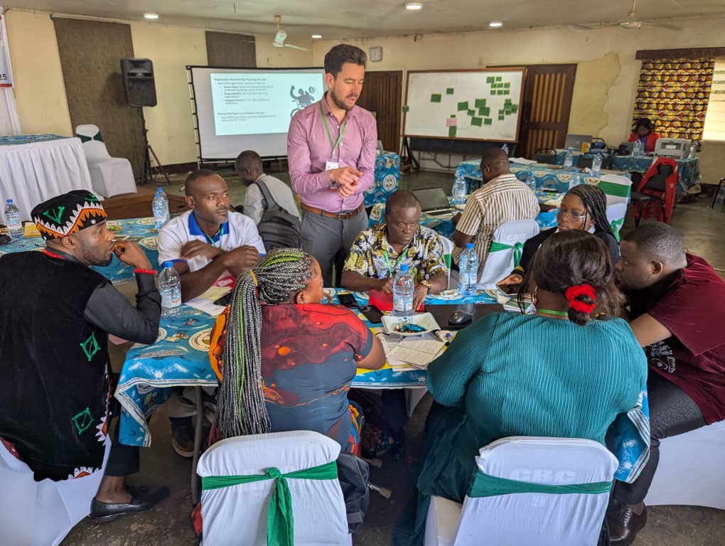 Oliver leading work sessions