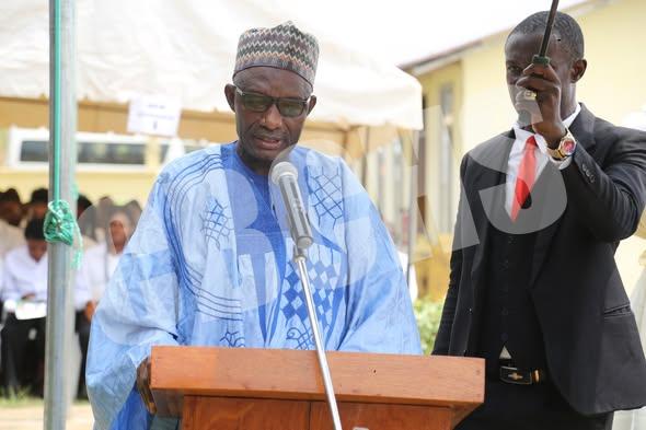Chief Asongtia Valentine Foreke, Inspector General congratulating the CBCHS on behal of the Minister of Social Affairs for training personnel to attend to persons with disabilities