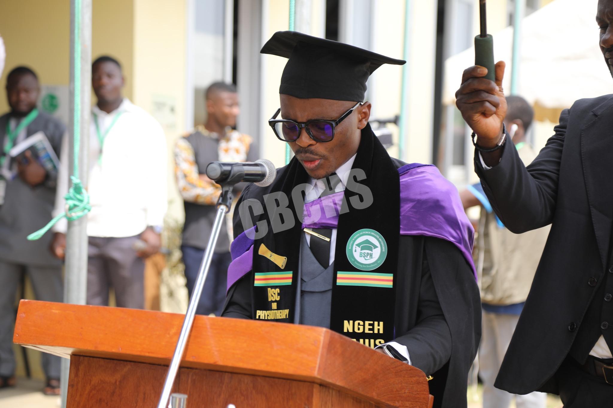 Overall best student & batch representative, Ngeh Gaius