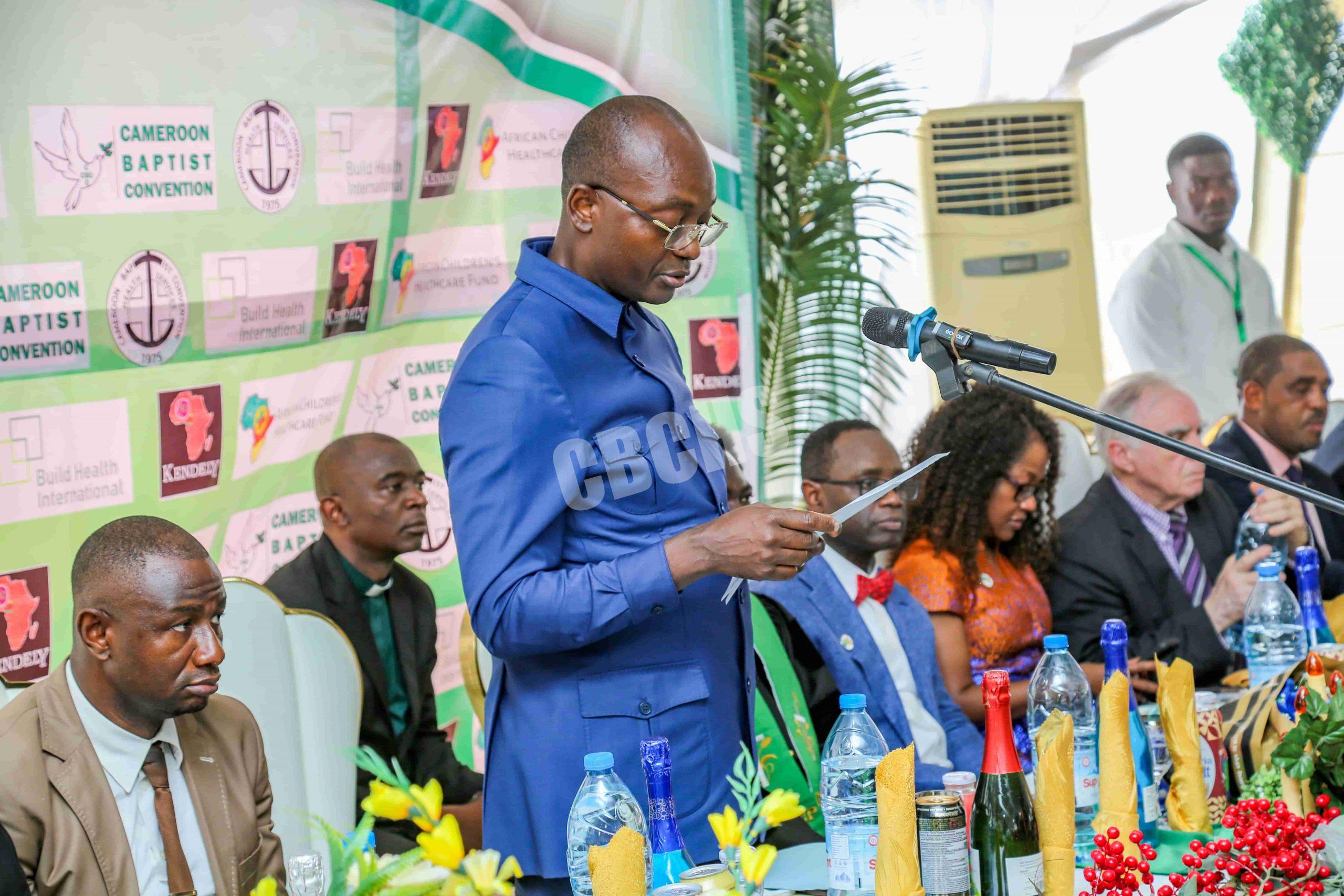 S.G of SW Governor's Office pledging government support to the Children Hospital initiative