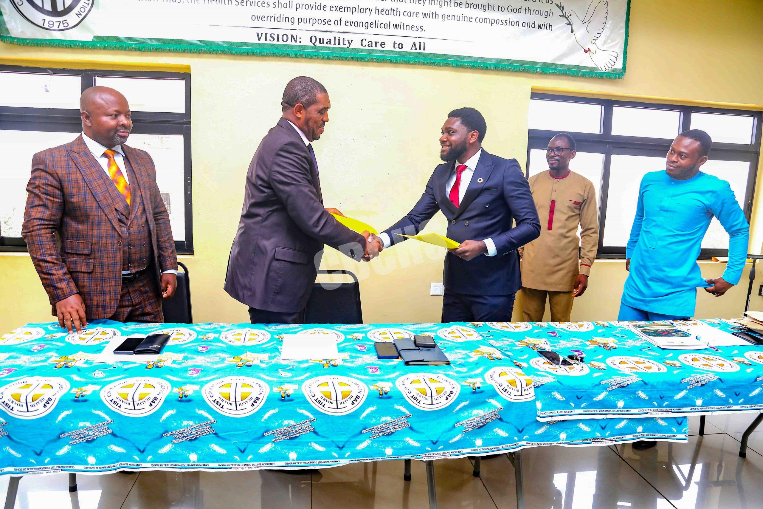 Director of CBCHS & CEO of RADA shake hands for a job well done