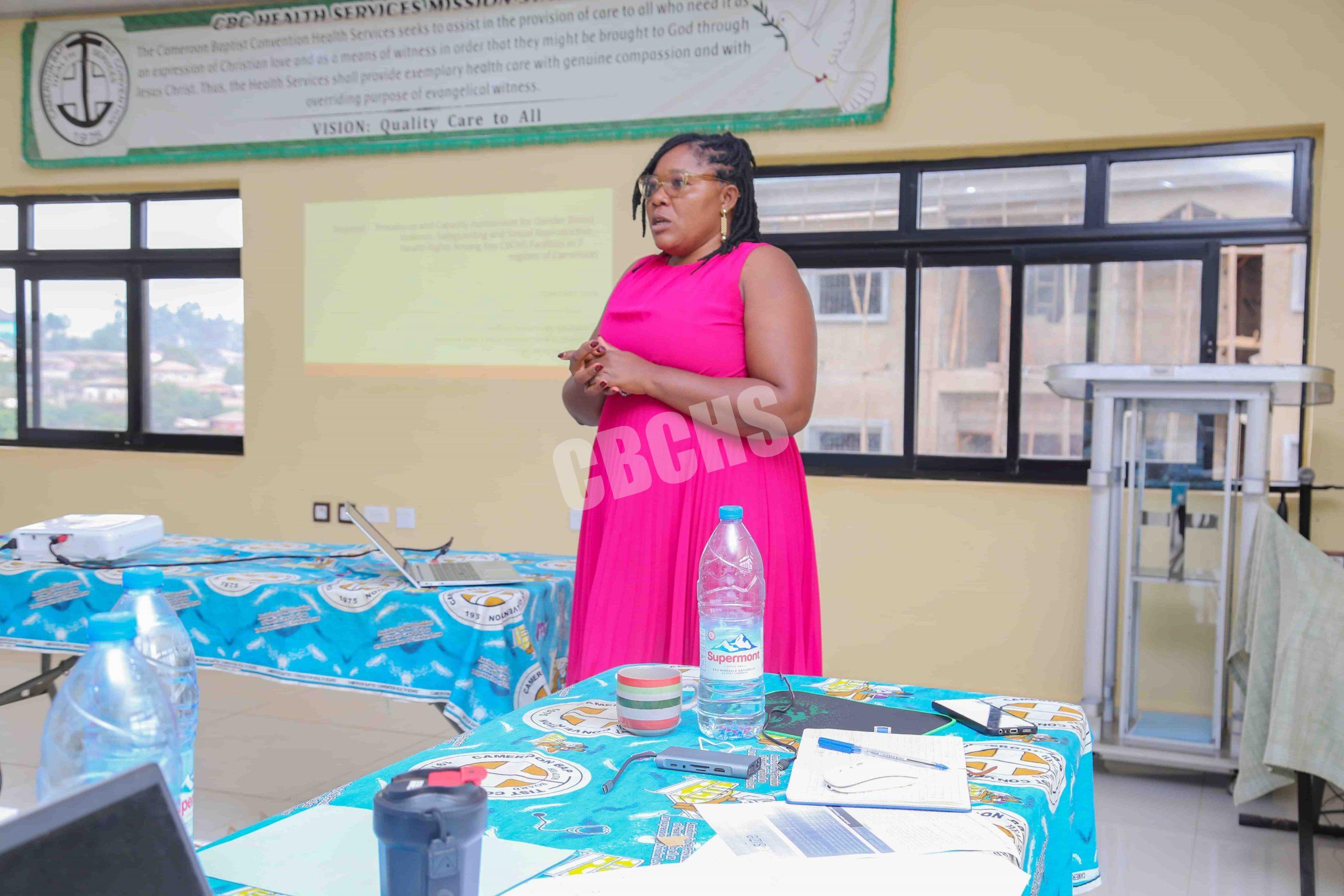 Mme Nsono Josephine, Gender and Child Protection Supervisor