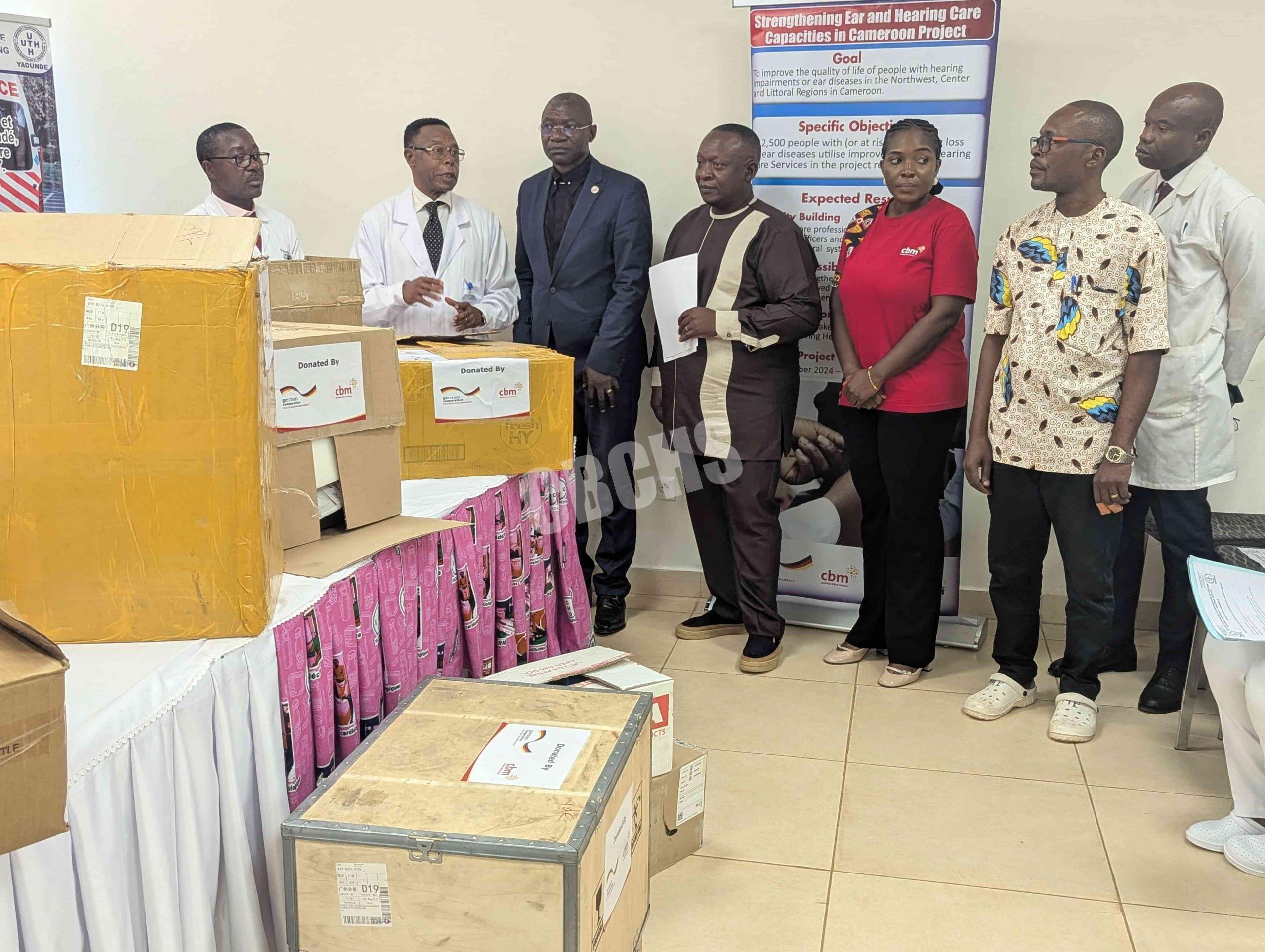 HOD of ENT at CHU applauding CBCHS and partners