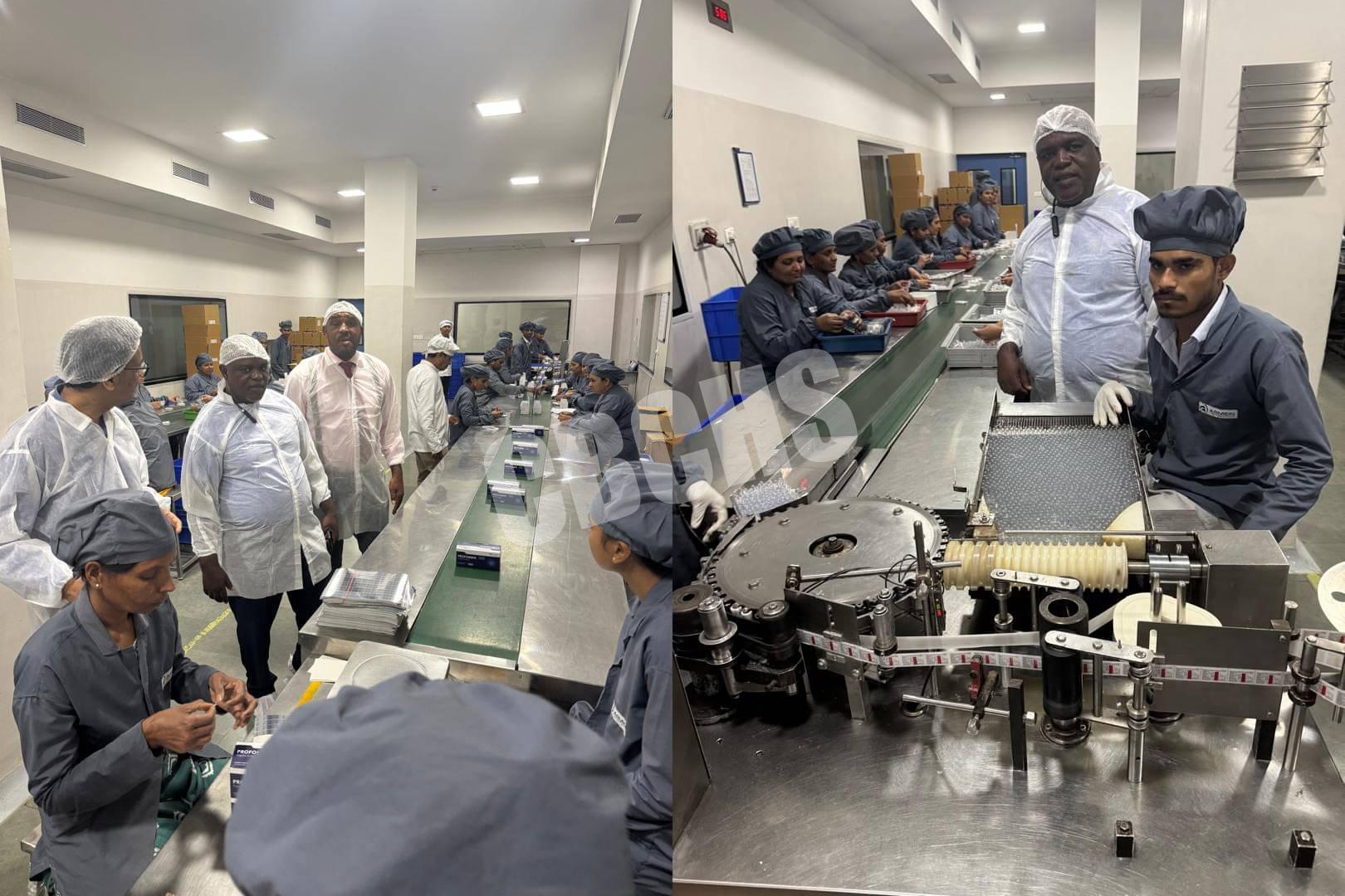 Inside a manufacturing factory in India, the CP General Manager determined to see everything