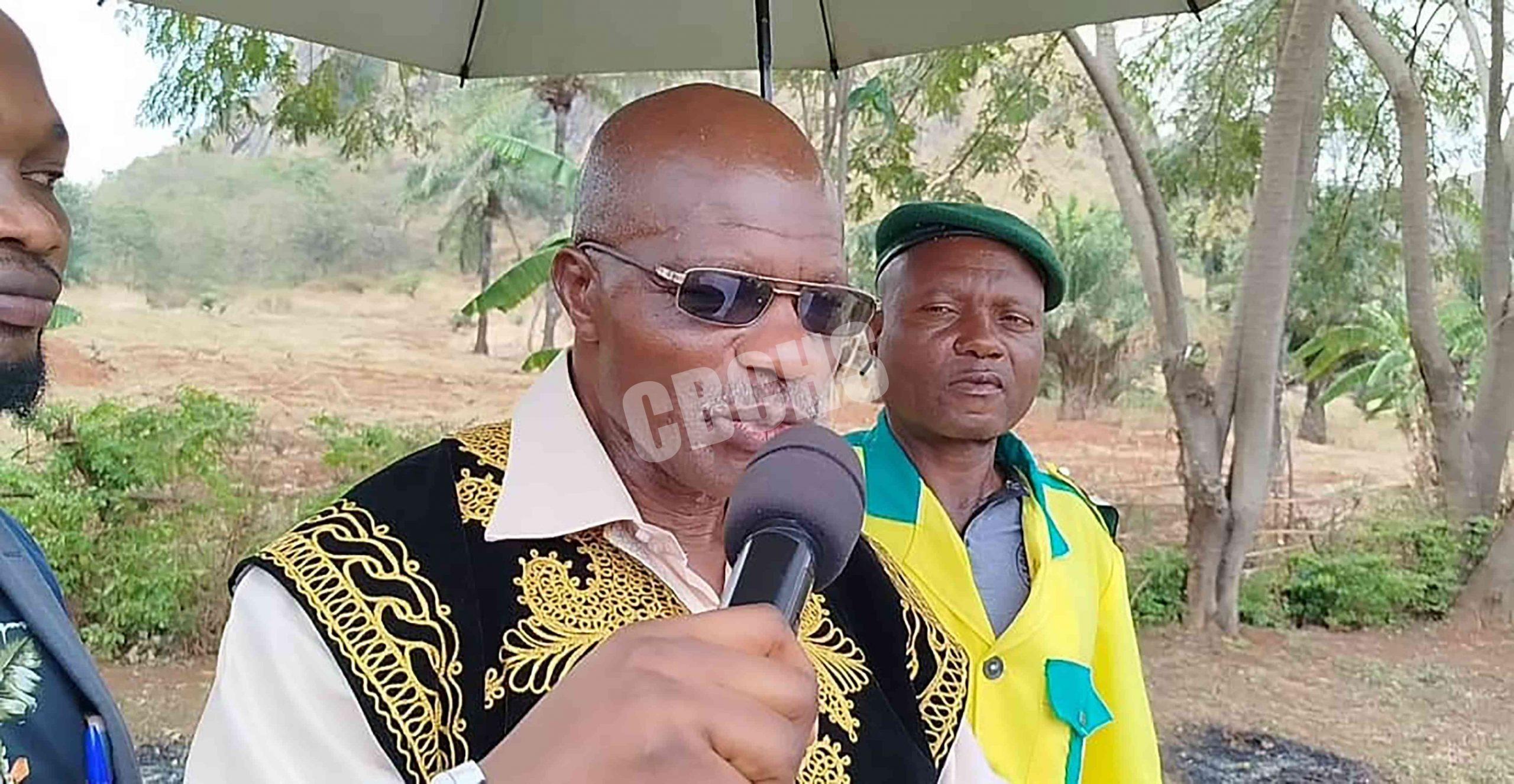 Mr. Chiambah representing the DHS in Finkwi