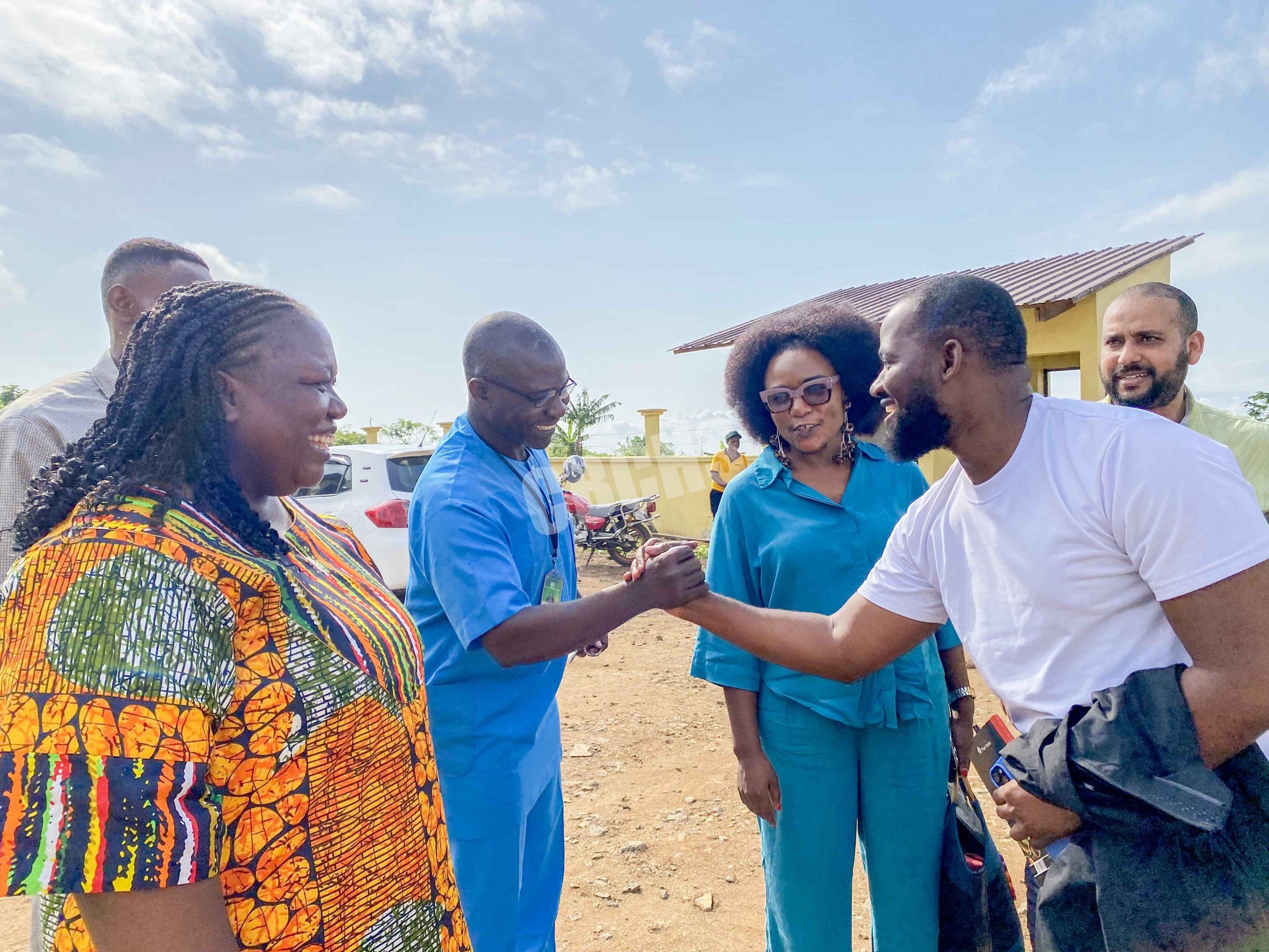 A firm handshake as symbol of a firm partnership