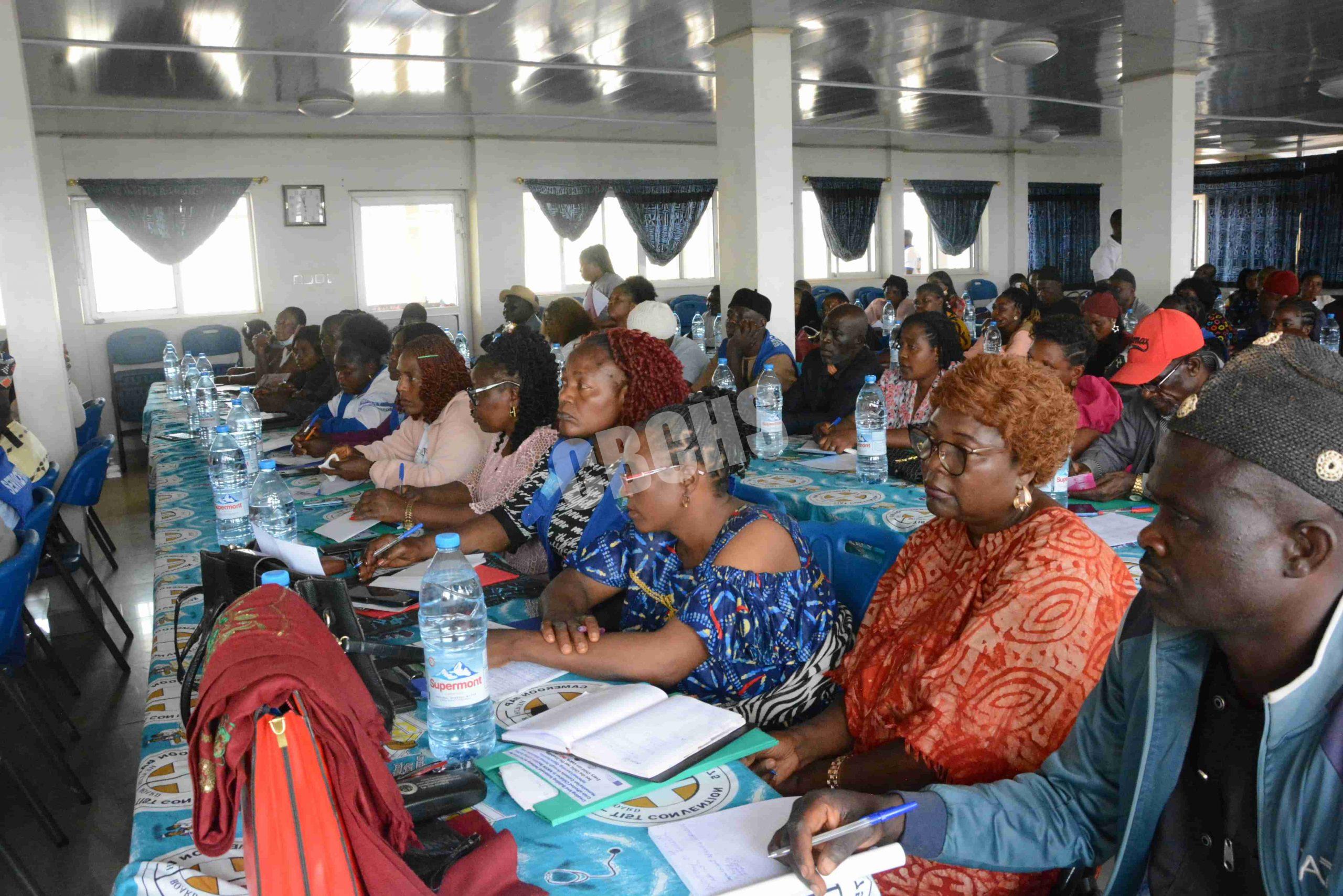 Cross section of teachers keenly following lessons on inclusive education