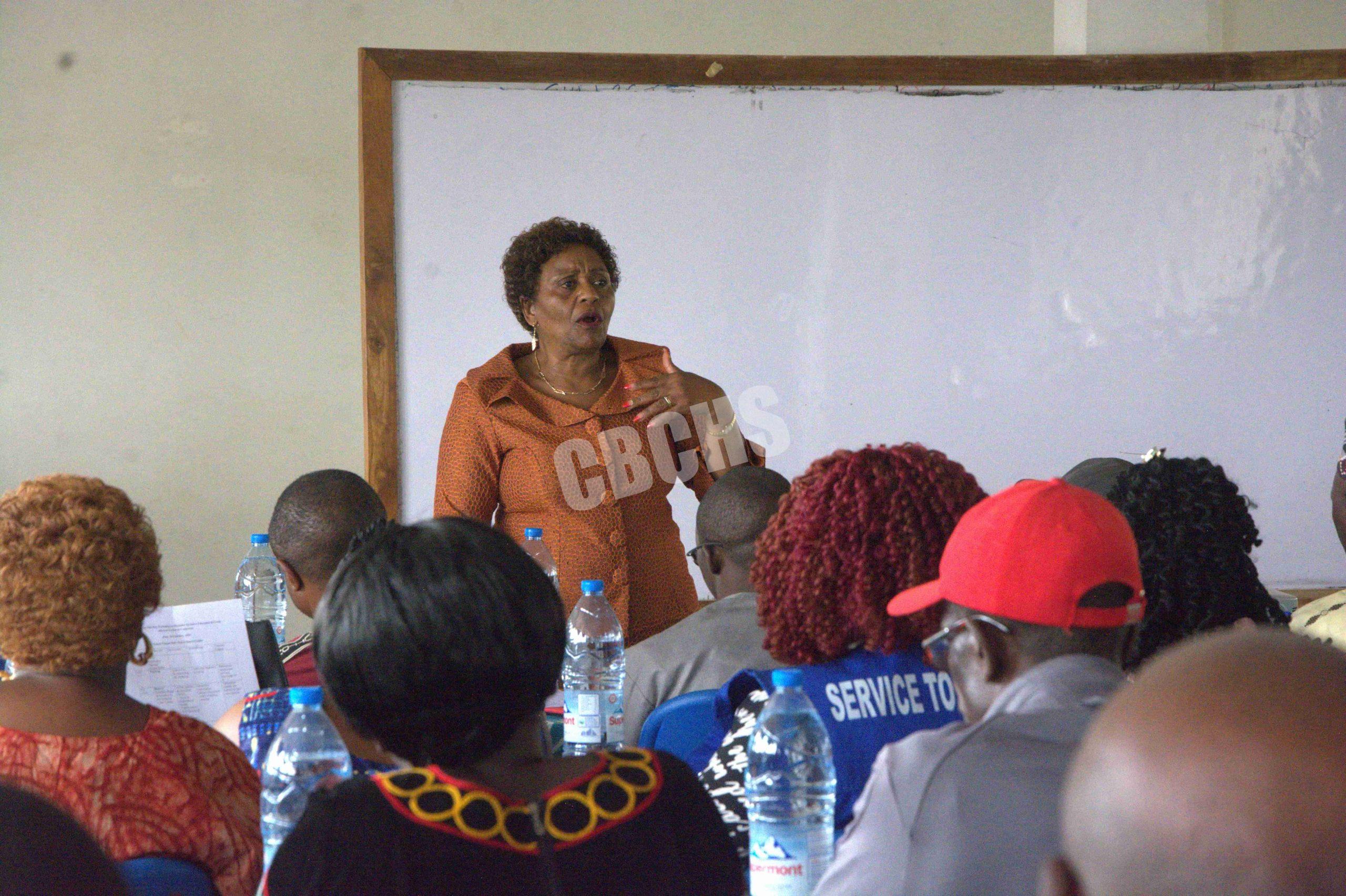 Dr. Longla drilling participants on Inclusive Education