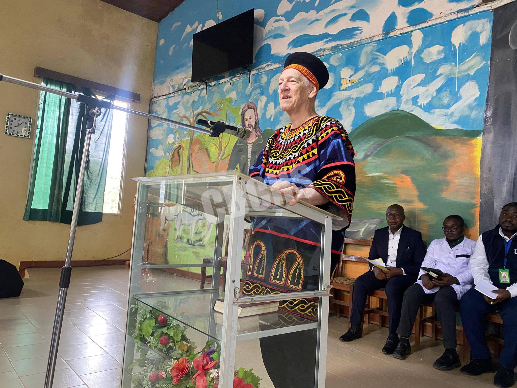 Prof. Streitfield in his farewell to MBH Family