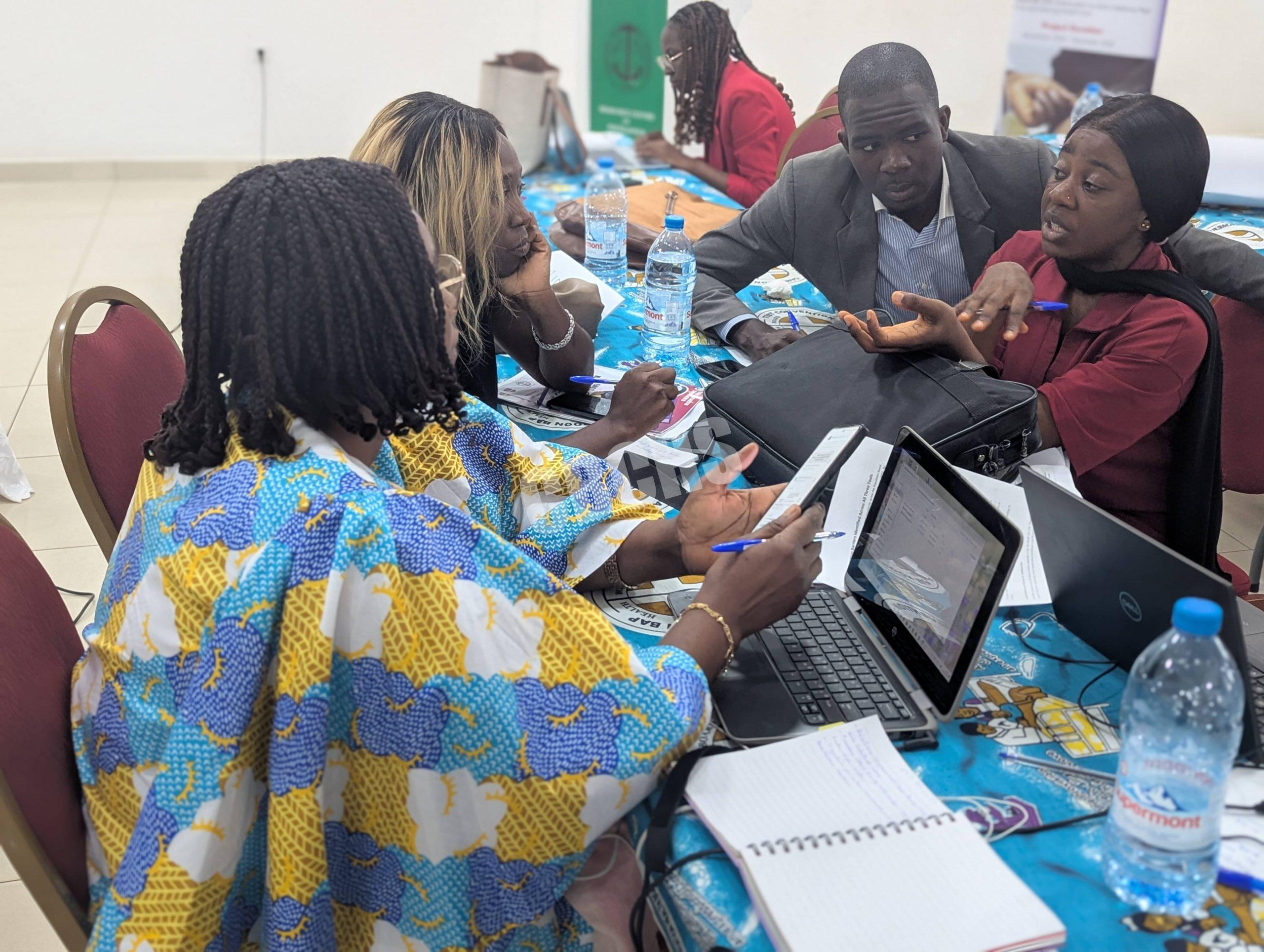 Project Coordinator leading a group session