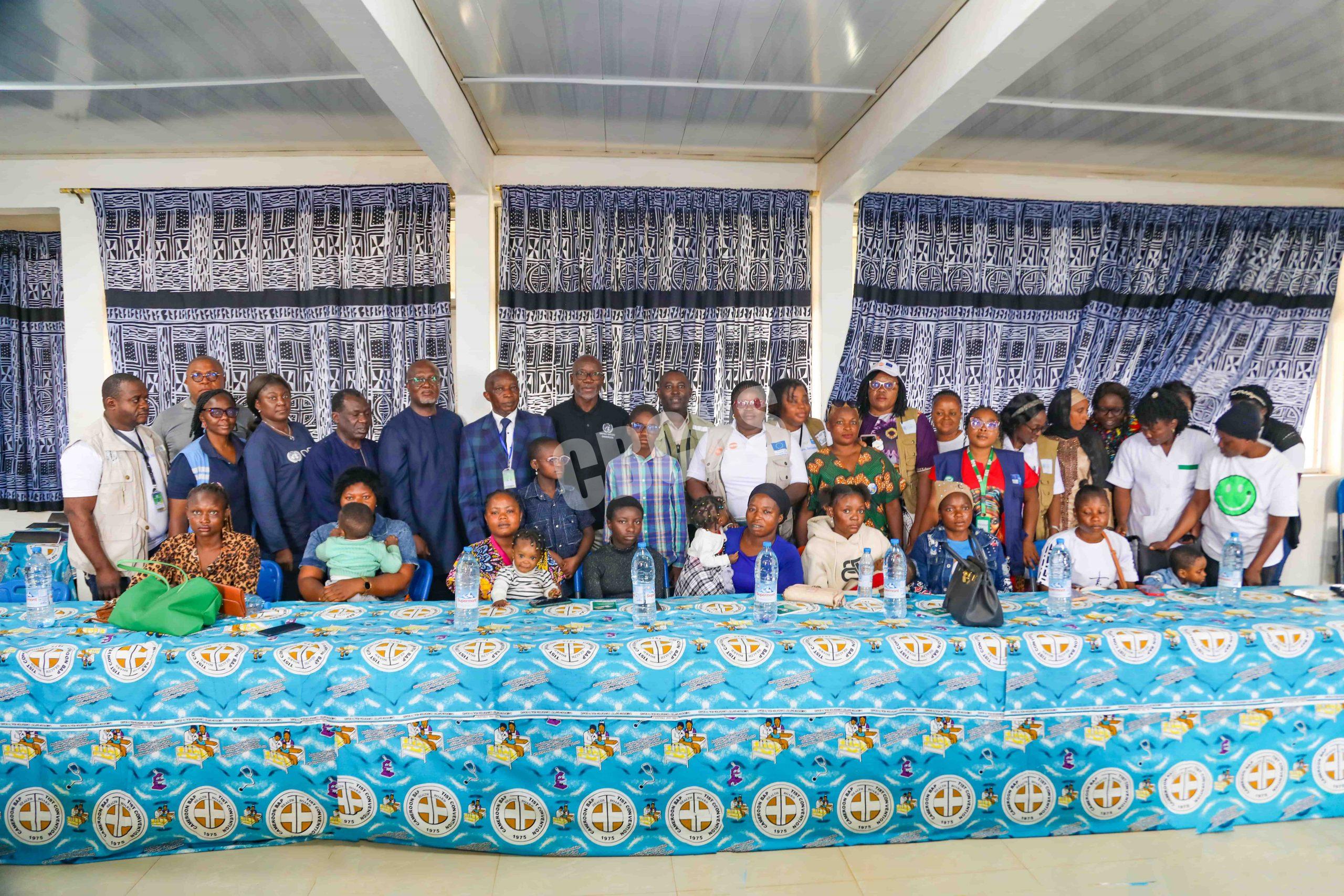 Sourvenir picture with beneficiaries of UN funded projects