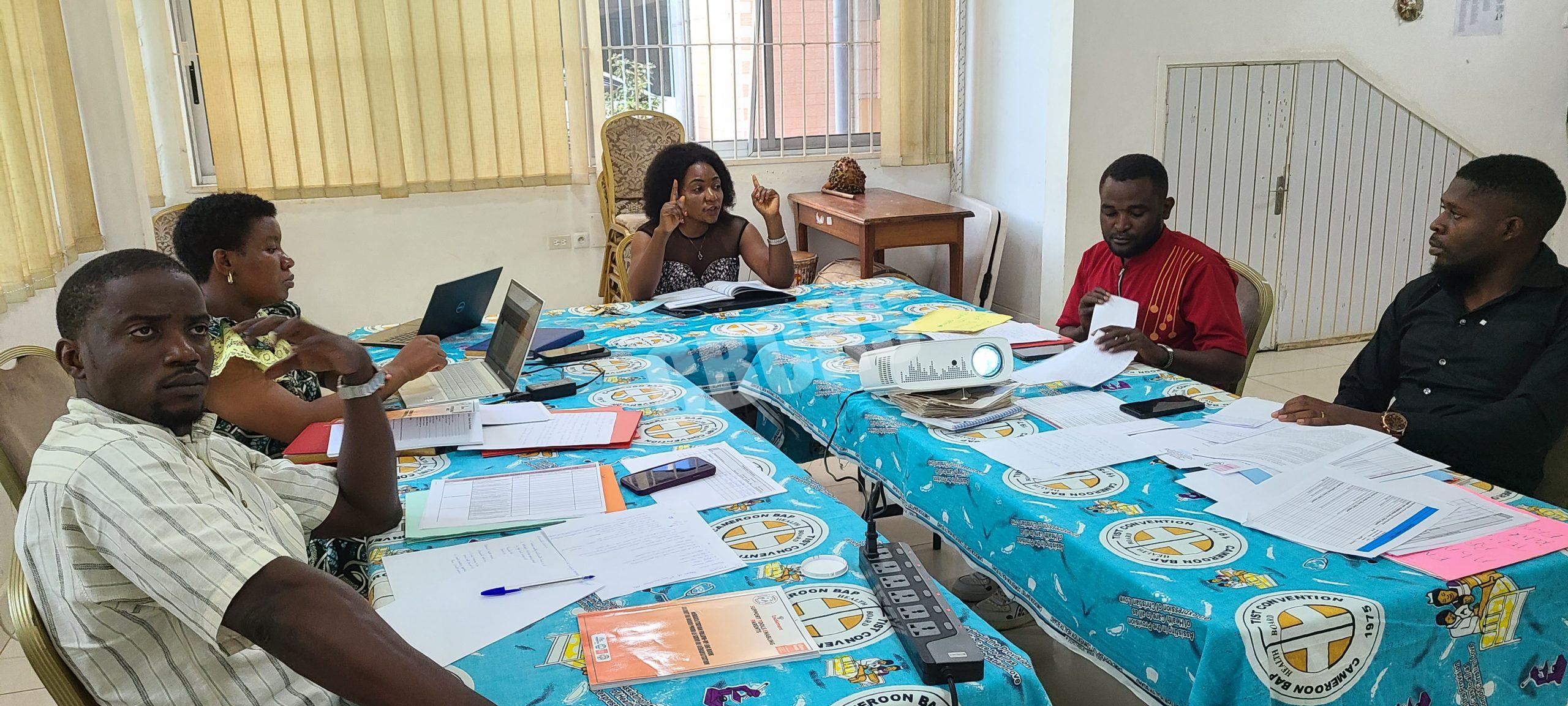 The EDID Program Manager Mrs Agho Glory as one of the main facilitators enlightens MEL Officers