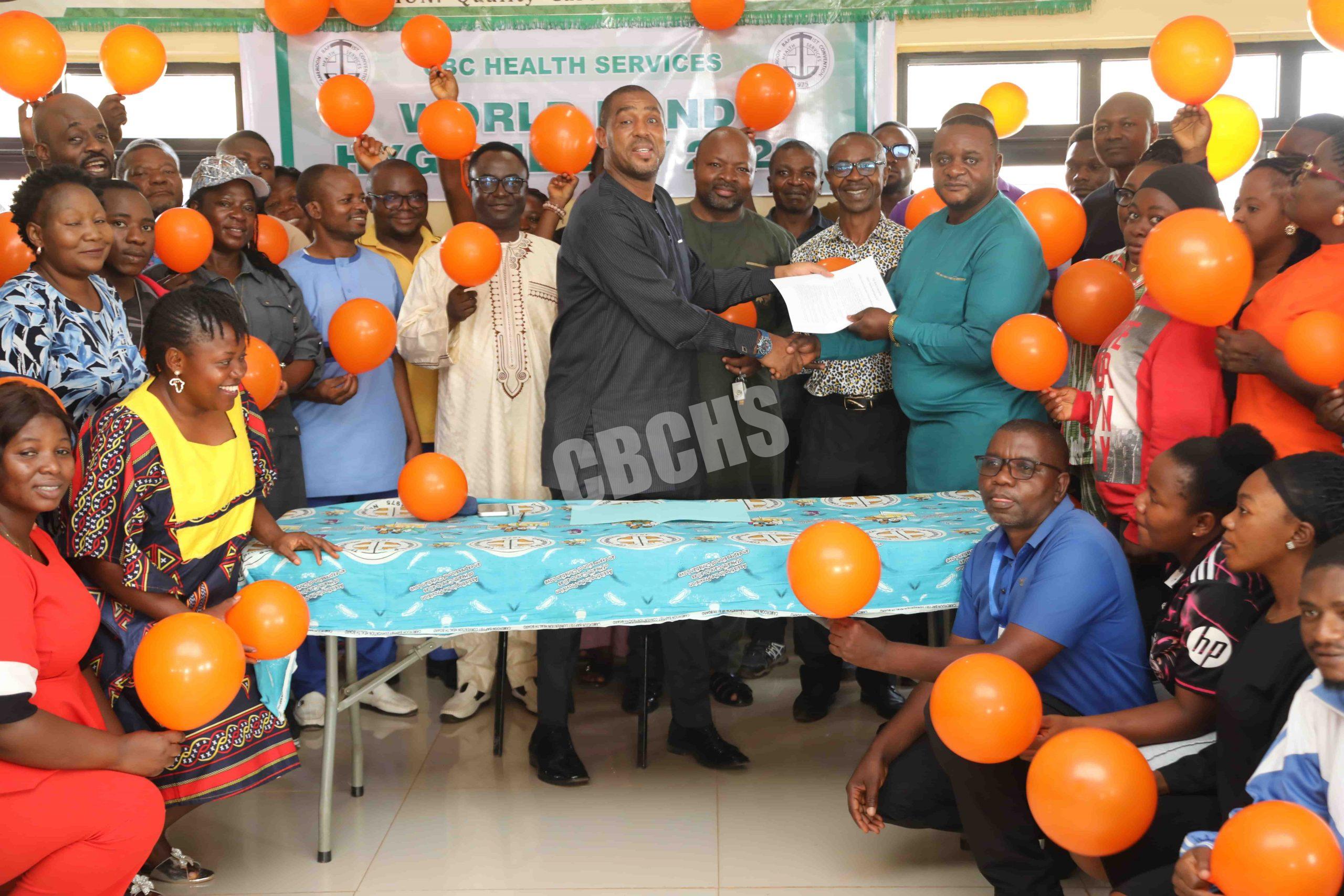 Central Administration supporting commitment for hand hygiene