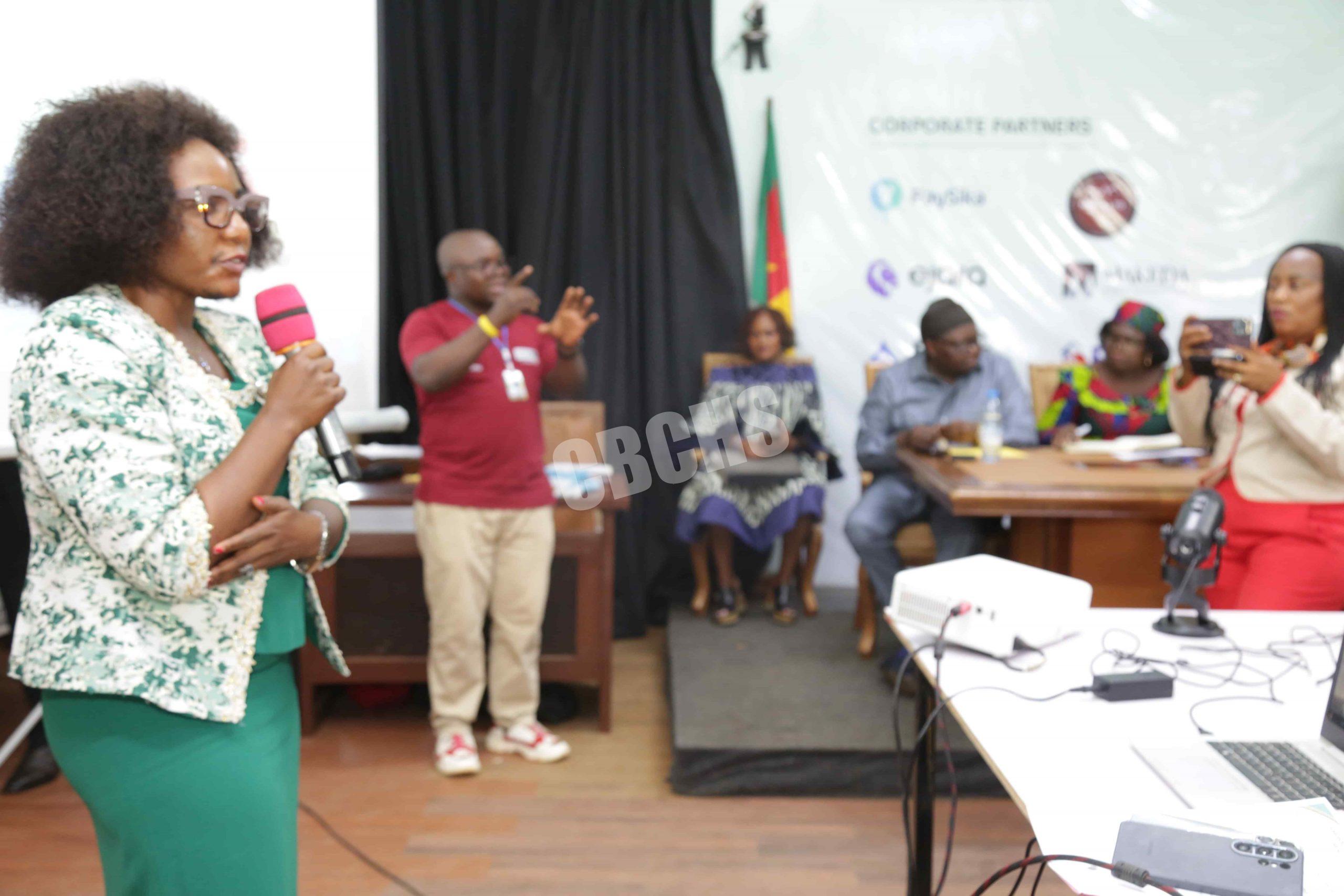 EDID Program Manager, Mrs. Agho Glory presenting research findings