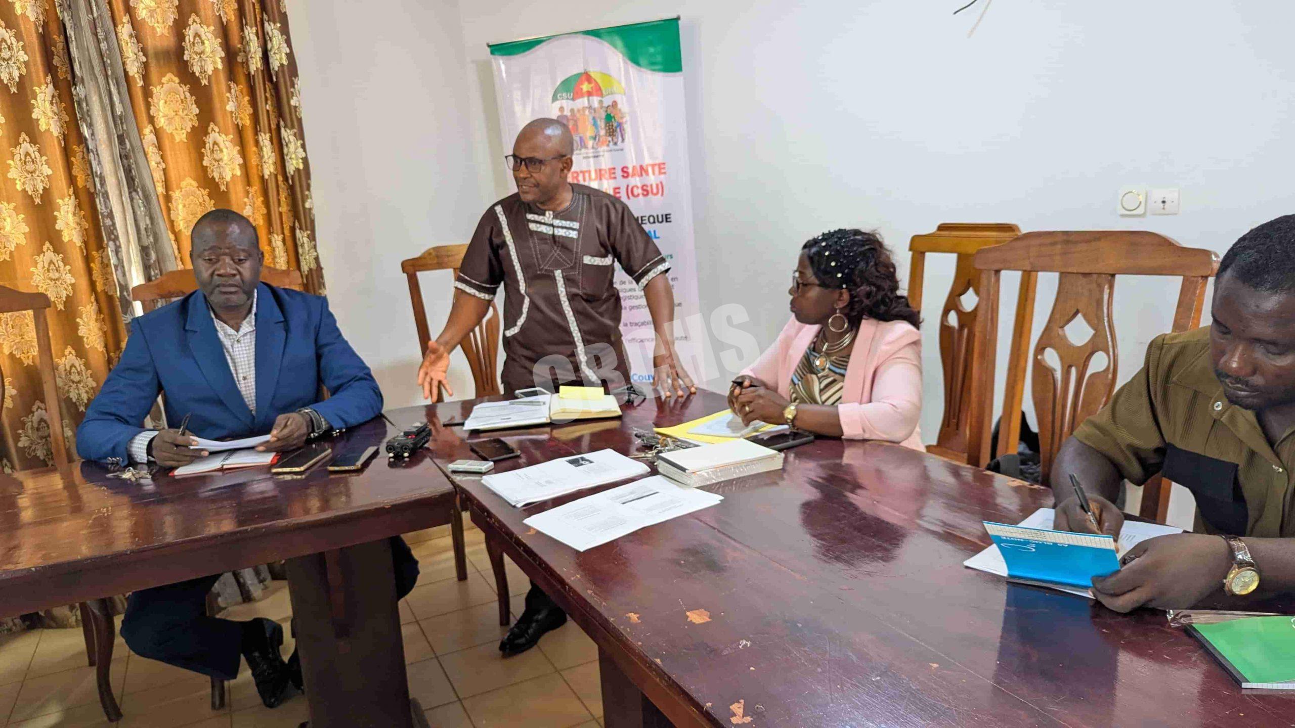 Project Officer, Mr. Kenchi Joseph encouraging Journalists to mobilise communities to benefit from campaign MP
