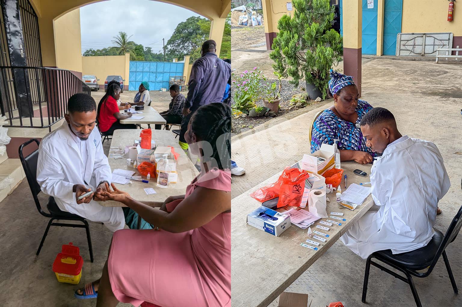 Testing the community for Malaria