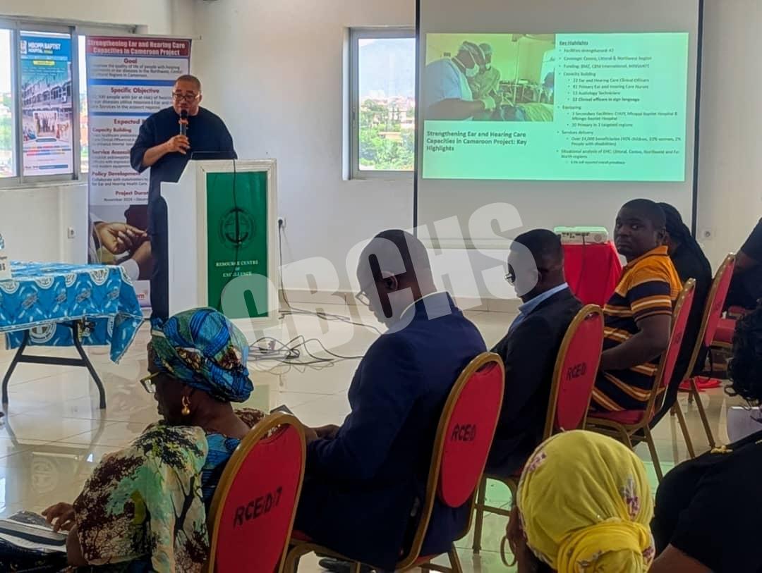 Project Manager underscoring the objective of the training
