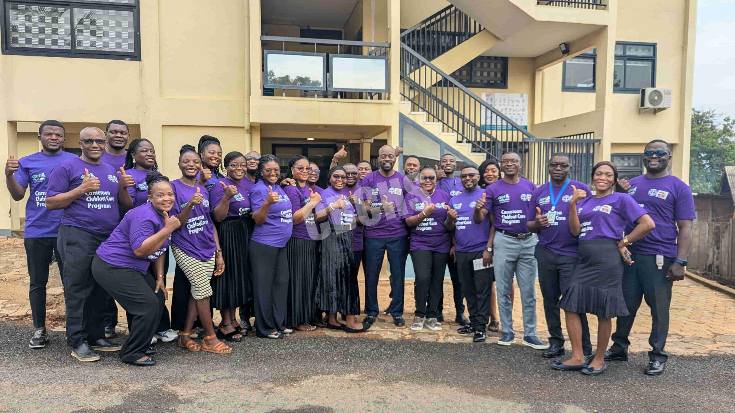 SEEPD Program staff pose to commemorative World Clubfoot Day