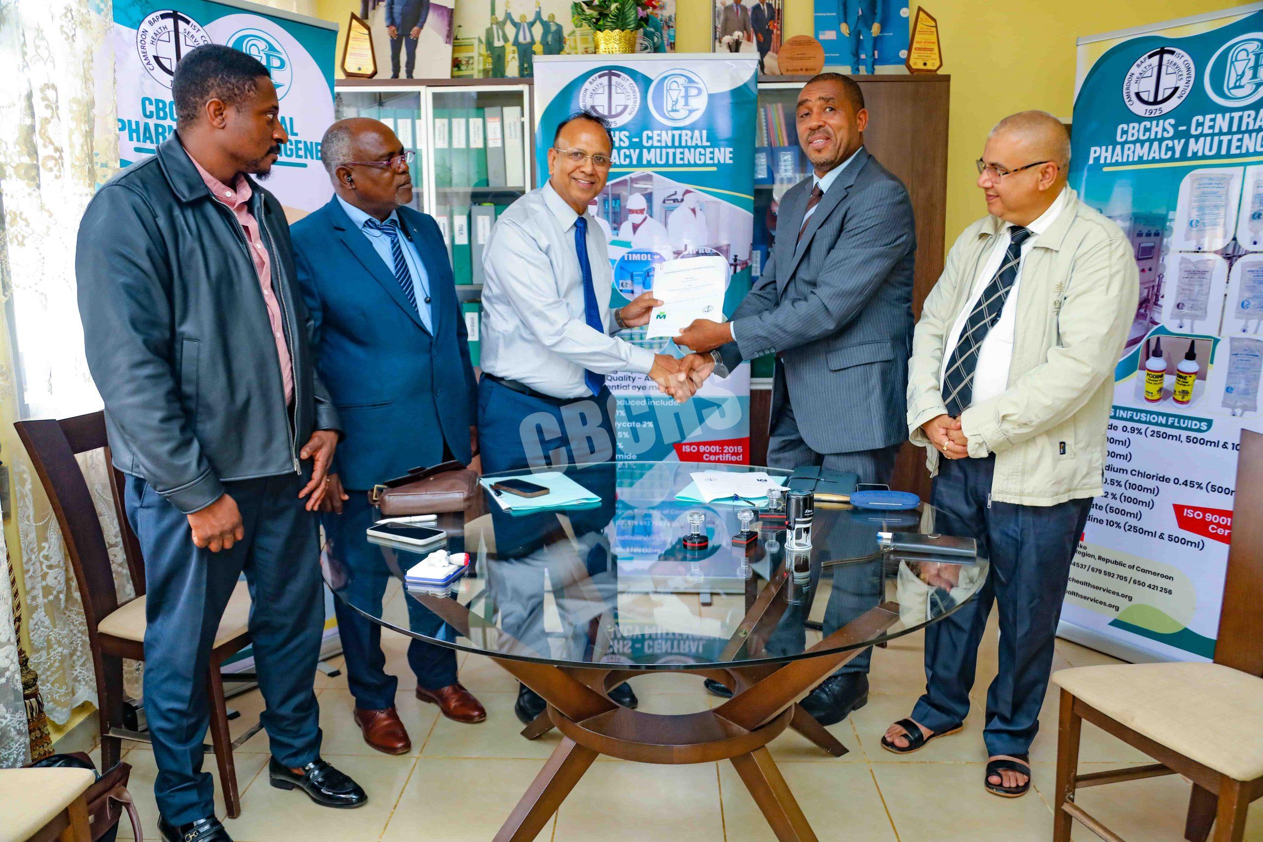 Handshake of Partnership between CBCHS and Maxtar Bio-Genics