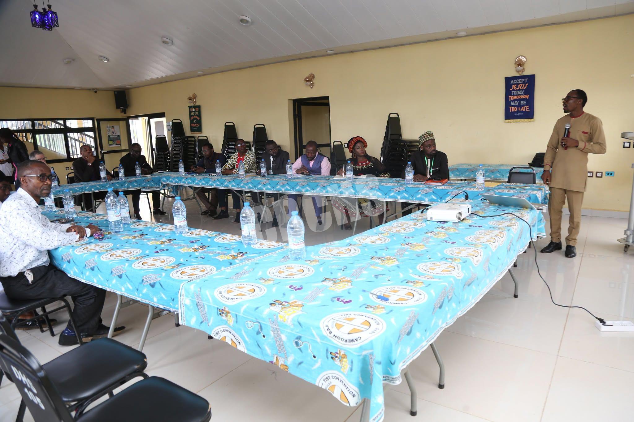 Presenting an overview of CBCHS by the Executive Officer for Operations & Development